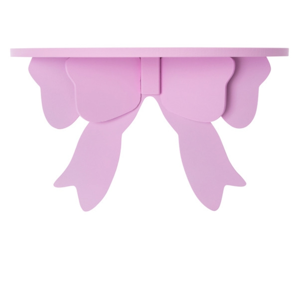 2 Pink Bow Wall Shelf
